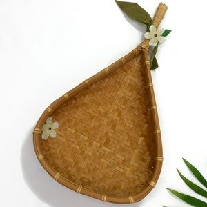 Vintage Decorate Wicker Basket Wall Decor